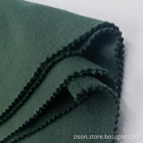 Doppelseitig gebürstetes Polyester-Strickgewebe aus gebürstetem Polyester